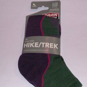 Darn Tough Light Hike/Trek Cushion 1/4 Height Socks Women's Large 10 - 11.5